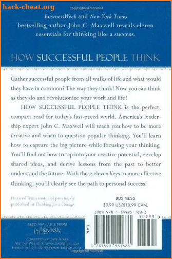 How successful people think - John C. Maxwell screenshot