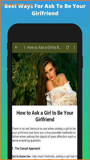 How to ask a girl to be your girlfriend screenshot
