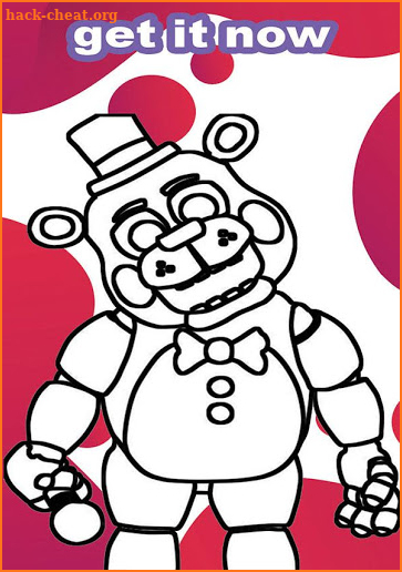 How to color Five nights coloring book screenshot