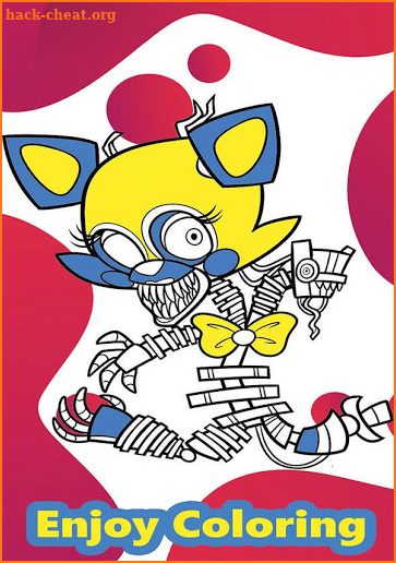 How to color Five nights coloring book screenshot