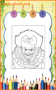 How to color pennywise IT screenshot