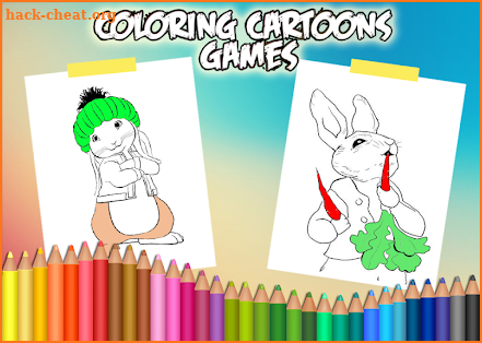 How To Color Peter Rabbit Cartoon Movie 2018 screenshot