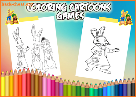 How To Color Peter Rabbit Cartoon Movie 2018 screenshot
