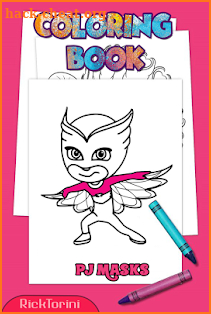 How To Color Pj Mask Coloring Book For Adult screenshot