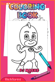 How To Color Pj Mask Coloring Book For Adult screenshot