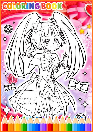 How to Color Pretty Cure screenshot