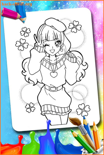 How to Color Pretty Cure - Coloring Book screenshot