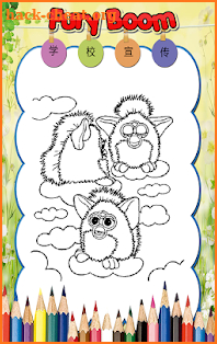 How to color The Furby Bubble Boom screenshot