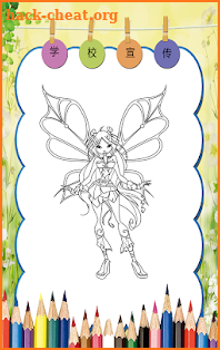 How to color winx club screenshot