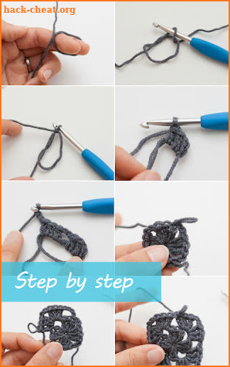 How to crochet Step by Step - Crochet Pattern screenshot