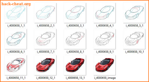 How to draw a car step by step screenshot