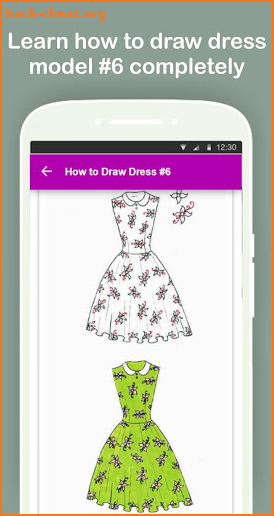 How to Draw A Dress Step by Step Easy screenshot