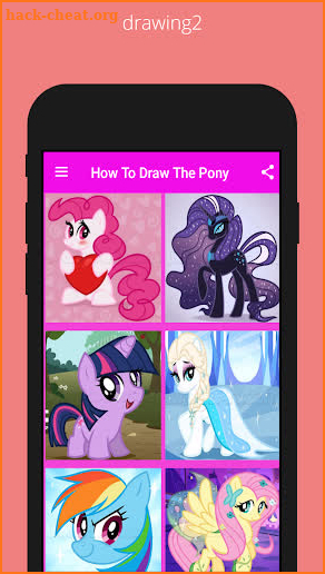 How to draw a pony screenshot