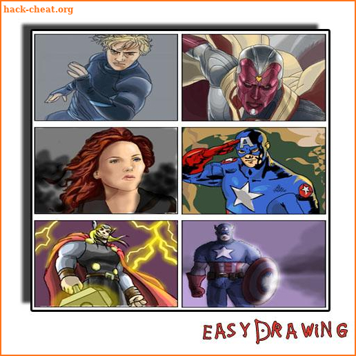How To Draw Avengers screenshot