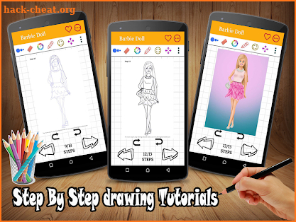 How To Draw Barbie - Step By Step Easy screenshot