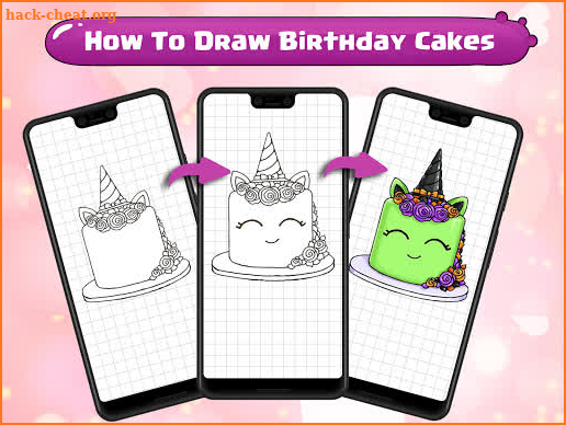 How To Draw Birthday Cakes screenshot