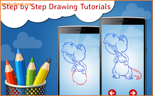 How to Draw Cartoon Dinosaurs Step by Step screenshot