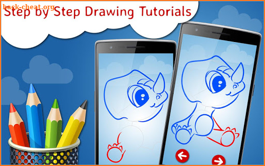 How to Draw Chibi Animals Step by Step Drawing App screenshot