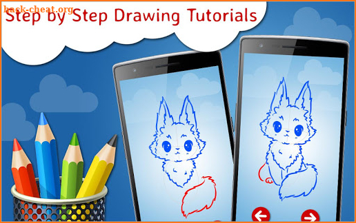 How to Draw Chibi Animals Step by Step Drawing App screenshot