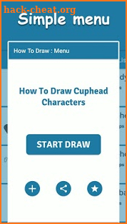 How To Draw Cuphead Characters Step By Step Easy screenshot
