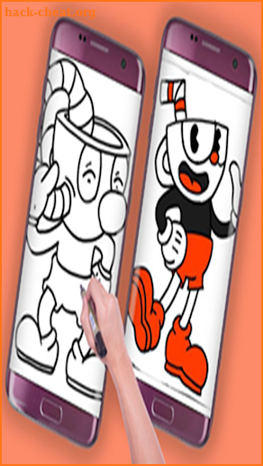 how to draw Cuphead coloring book new screenshot