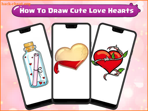 How To Draw Cute Love Hearts screenshot