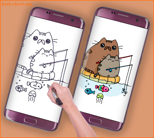 how to draw cute pusheen cat toy screenshot