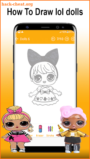How To Draw  Dolls : Lol Surprise Openinng eggs screenshot