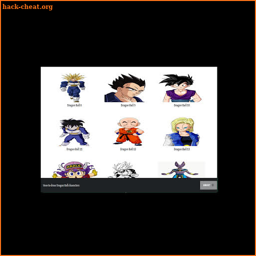 How to draw Dragon Ball characters screenshot