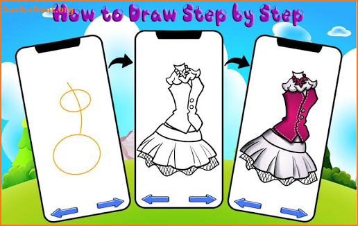 How to Draw Dress - Learn Drawing screenshot