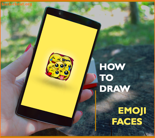 how to draw emoji face screenshot
