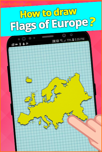 How to draw flags of Europe screenshot