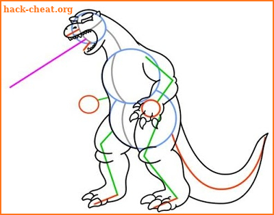 How To Draw Godzilla screenshot