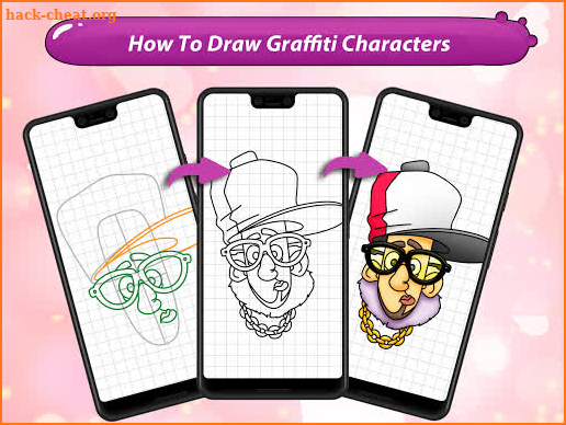How to Draw Graffiti Characters screenshot