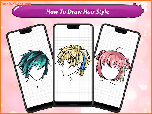 How To Draw Hair Style screenshot