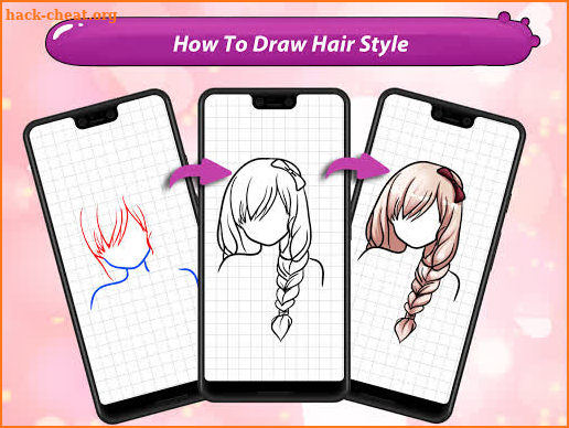How To Draw Hair Style screenshot