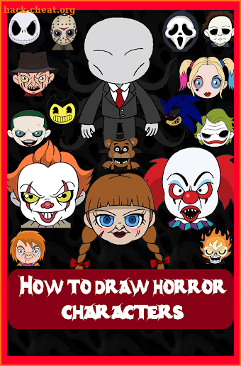 How to draw Horror Characters screenshot