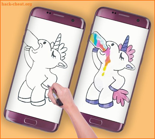 how to draw horse unicorn screenshot