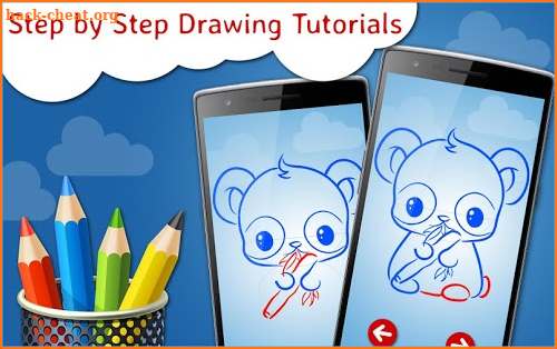 How to Draw Kawaii Step by Step Drawing App screenshot