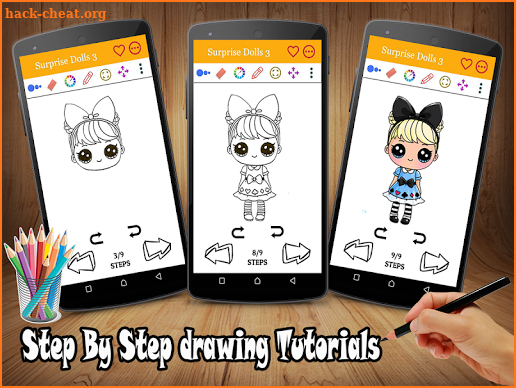 How To draw lol surprise dolls screenshot