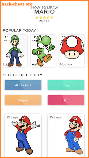 How to draw Mari characters screenshot