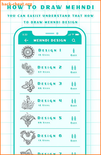 How To Draw Mehndi Designs screenshot