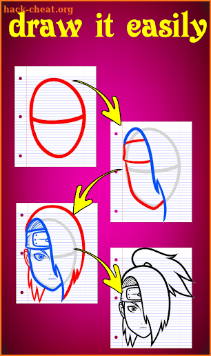 how to draw naruto step by step screenshot