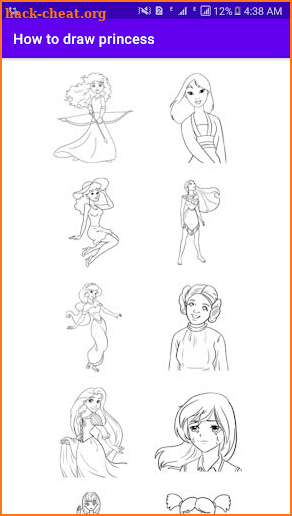 How to draw princess screenshot