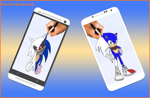 How to draw Sonic the Hedgehog screenshot