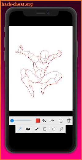 How to draw spider hero. screenshot