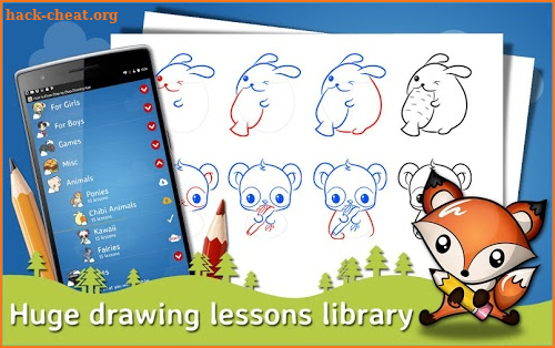 How to Draw Step by Step Drawing App screenshot