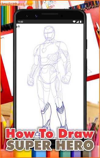 How To Draw Super Hero screenshot
