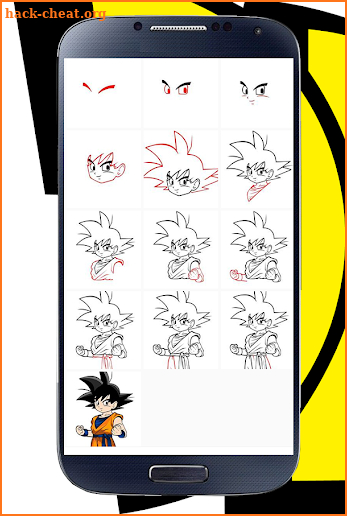 How to draw Super Saiyan DBZ screenshot