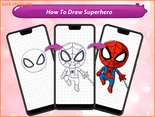 How to draw Superhero Steps by Steps screenshot